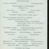 DINNER [held by] CASTLETON HOTEL [at] "NEW BRIGHTON,S.I. NY" (HOTEL)
