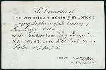 INDEPENDENCE DAY BANQUET [held by] AMERICAN SOCIETY IN LONDON [at] "CECIL HOTEL,LONDON, ENGLAND" (HOTEL)