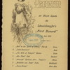 DINNER [held by] HAMBURG-AMERIKA LINIE - EXPRWSS-STEAMER FURST BISMARCK [at] EN ROUTE (SS)