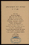 BREAKFAST [held by] HAMBURG-AMERIKA - EXPRESS STEAMER FURST BISMARCK [at] EN ROUTE (SS)