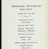 DINNER [held by] HAMBURG-AMERIKA LINIE -STEAMER FURST BISMARCK [at] EN ROUTE (SS)