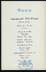 DINNER [held by] HAMBURG-AMERIKA LINIE -STEAMER FURST BISMARCK [at] EN ROUTE (SS)