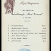 DINNER [held by] HAMBURG-AMERIKA LINIE -STEAMER FURST BISMARCK [at] EN ROUTE (SS)