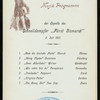 DINNER [held by] HAMBURG-AMERIKA LINIE [at] SS FURST BISMARCK (SS;)