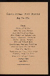 BREAKFAST [held by] HAMBURG-AMERIKA LINIE [at] SS FURST BISMARCK (SS;)