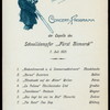 DINNER [held by] HAMBURG-AMERIKA LINIE [at] SS FURST BISMARCK (SS;)