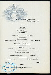 DINNER [held by] NORDDEUTSCHER LLOYD BREMEN [at] SS FRIEDRICH DER GROSSE (SS;)