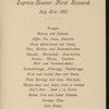 BREAKFAST [held by] HAMBURG-AMERIKA LINIE - STEAMER FURST BISMARCK [at] EN ROUTE (SS)