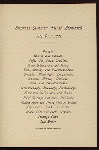 BREAKFAST [held by] HAMBURG-AMERIKA LINIE - STEAMER FURST BISMARCK [at] EN ROUTE (SS)