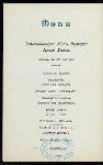 DINNER [held by] HANBURG-AMERIKA LINIE  - STEAMER FURST BISMARCK [at] EN ROUTE (SS)