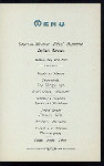 DINNER [held by] HANBURG-AMERIKA LINIE  - STEAMER FURST BISMARCK [at] EN ROUTE (SS)