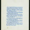 DINNER [held by] CHATEAU FRONTENAC [at] "QUEBEC, CANADA" (HOTEL)