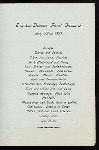 BREAKFAST [held by] HAMBURG-AMERIKA LINIE [at] EN ROUTE ABOARD EXPRESS STEAMER FURST BISMARCK (SS;)