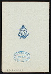 BREAKFAST [held by] HAMBURG-AMERIKA LINIE [at] EN ROUTE ABOARD EXPRESS STEAMER FURST BISMARCK (SS;)