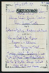 DINNER [held by] OCEANIC STEAMSHIP CO. [at] EN ROUTE ABOARD S.S.ZEALANDIA (SS;)