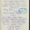 DINNER [held by] OCEANIC STEAMSHIP CO. [at] EN ROUTE ABOARD S.S.ZEALANDIA (SS;)