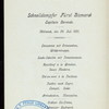 DINNER [held by] HAMBURG-AMERIKA LINIE [at] EN ROUTE ABOARD EXPRESS STEAMER FURST BISMARCK (SS;)
