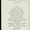 BREAKFAST [held by] HAMBURG-AMERIKA LINIE [at] EN ROUTE ABOARD EXPRESS STEAMER FURST BISMARCK (SS;)