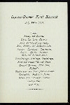 BREAKFAST [held by] HAMBURG-AMERIKA LINIE [at] EN ROUTE ABOARD EXPRESS STEAMER FURST BISMARCK (SS;)