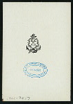 BREAKFAST [held by] HAMBURG-AMERIKA LINIE [at] EN ROUTE ABOARD EXPRESS STEAMER FURST BISMARCK (SS;)