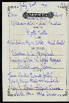 DINNER [held by] OCEANIC STEAMSHIP CO. [at] EN ROUTE ABOARD S.S.ZEALANDIA (SS;)