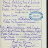 DINNER [held by] OCEANIC STEAMSHIP CO. [at] EN ROUTE ABOARD S.S.ZEALANDIA (SS;)