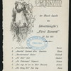DINNER [held by] HAMBURG-AMERIKA LINIE [at] EN ROUTE ABOARD EXPRESS STEAMER FURST BISMARCK (SS;)