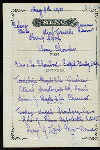 DINNER [held by] OCEANIC STEAMSHIP CO. - S.S.ZEALANDIA [at] EN ROUTE TO AUSTRALIA (SS)