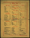 DAILY MENU [held by] TERRACE GARDEN RESTAURANT [at] "58TH ST. AND LEXINGTON AVE., NY" (REST;)