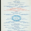MENU [held by] PULLMAN BUFFET [at] EN ROUTE COLONIAL EXPRESS: WASHINGTON TO BOSTON (RR;)