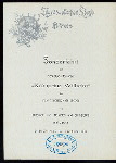 MITTAGESEN [held by] NORDDEUTSCHER LLOYD BREMEN [at] "SCHNELLPOSTDAMPFER ""KRONPRINZ WILHELM""" (SS;)
