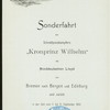 MITTAGESEN [held by] NORDDEUTSCHER LLOYD BREMEN [at] "SCHNELLPOSTDAMPFER ""KRONPRINZ WILHELM""" (SS;)