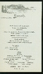 LUNCH [held by] NORDDEUTSCHERRR LLOYD BREMEN [at] "SS ""FRIEDRICH DER GROSSE""" (SS;)