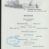 MITTAGESSEN [held by] NORDDEUTSCHER LLOYD BREMEN [at] "SS ""FRIEDRICH DER GROSSE""" (SS;)