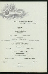 MITTAGESSEN [held by] NORDDEUTSCHER LLOYD BREMEN [at] "SS ""FRIEDRICH DER GROSSE""" (SS;)