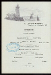 DINNER [held by] NORDDEUTSCHER LLOYD BREMEN [at] "SS ""FRIEDRICH DER GROSSE""" (SS;)