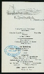 FRUHSTUCK/LUNCH [held by] NORDDEUTSCHER LLOYD BREMEN [at] "SS ""FRIEDRICH DER GROSSE""" (SS;)