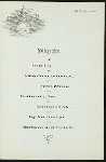MITTAGESEN [held by] NORDDEUTSCHER LLOYD BREMEN [at] "SCHNELLPOSTDAMPFER ""KRONPRINZ WILHELM""" (SS;)