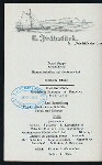 LUNCH [held by] NORDDEUTSCHERRR LLOYD BREMEN [at] "SS ""FRIEDRICH DER GROSSE""" (SS;)