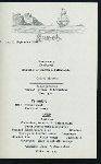 LUNCH [held by] NORDDEUTSCHERRR LLOYD BREMEN [at] "SS ""FRIEDRICH DER GROSSE""" (SS;)