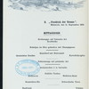 MITTAGESSEN [held by] NORDDEUTSCHER LLOYD BREMEN [at] "SS ""FRIEDRICH DER GROSSE""" (SS;)