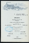 MITTAGESSEN [held by] NORDDEUTSCHER LLOYD BREMEN [at] "SS ""FRIEDRICH DER GROSSE""" (SS;)