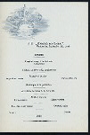 MITTAGESSEN [held by] NORDDEUTSCHER LLOYD BREMEN [at] "SS ""FRIEDRICH DER GROSSE""" (SS;)