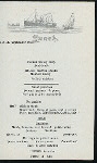 LUNCH [held by] NORDDEUTSCHER LLOYD BREMEN [at] "EN ROUTE ""FRIEDRICH DER GROSSE""" (SS)