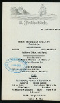 LUNCH [held by] NORDDEUTSCHER LLOYD BREMEN [at] "EN ROUTE ""FRIEDRICH DER GROSSE""" (SS)