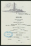 DINNER [held by] NORDDEUTSCHER LLOYD BREMEN [at] "EN ROUTE ""FRIEDRICH DER GROSSE """ (SS)
