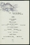 DINNER [held by] NORDDEUTSCHER LLOYD BREMEN [at] "EN ROUTE ""FRIEDRICH DER GROSSE """ (SS)