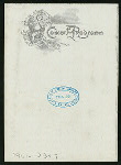 DINNER [held by] NORDDEUTSCHER LLOYD BREMEN [at] "EN ROUTE ""FRIEDRICH DER GROSSE """ (SS)