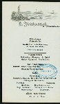 LUNCH [held by] NORDDEUTSCHER LLOYD BREMEN [at] "EN ROUTE 'FRIEDRICH DER GROSSE""" (SS)