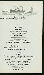 LUNCH [held by] NORDDEUTSCHER LLOYD BREMEN [at] "EN ROUTE 'FRIEDRICH DER GROSSE""" (SS)